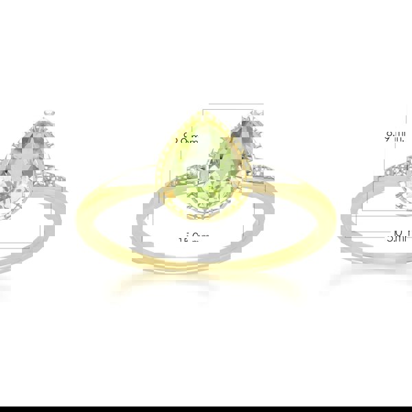 classic-pear-peridot-diamond-ring-in-9ct-yellow-gold-135r2139039 Dimensions