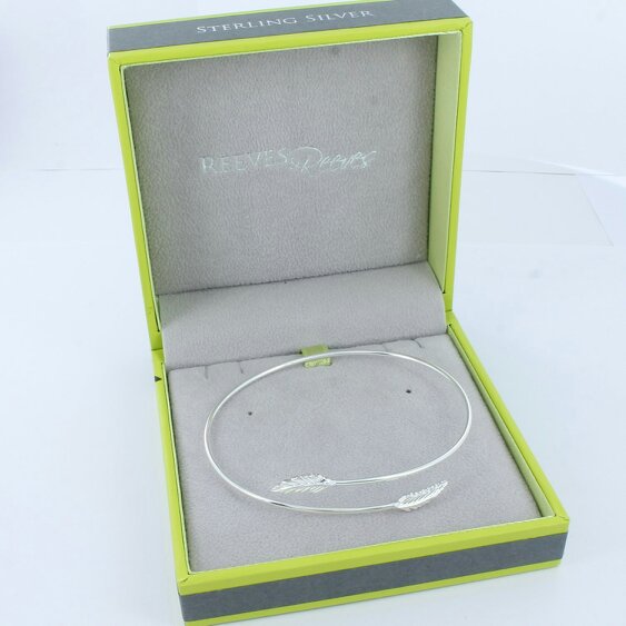 Reeves & Reeves Feather Cuff Bracelet