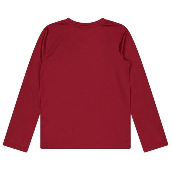 Puma Childrens/Kids Team Performance Long-Sleeved Training Top - Red - 
