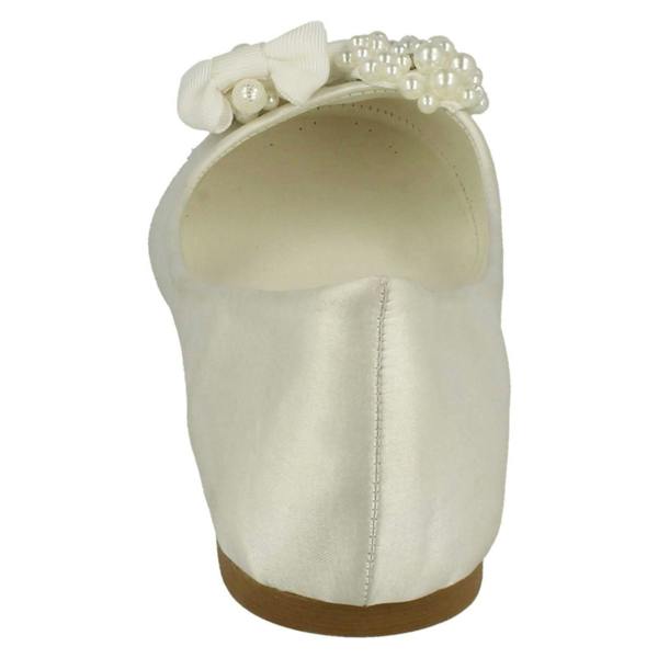 Spot On Ladies Spot On Bow Ballerina Flats F80090