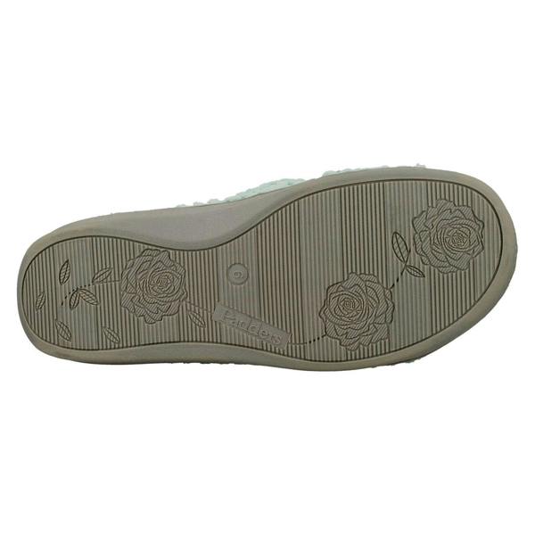 Padders Ladies Padders Cross Detailed Adjustable Mule Slippers Flo