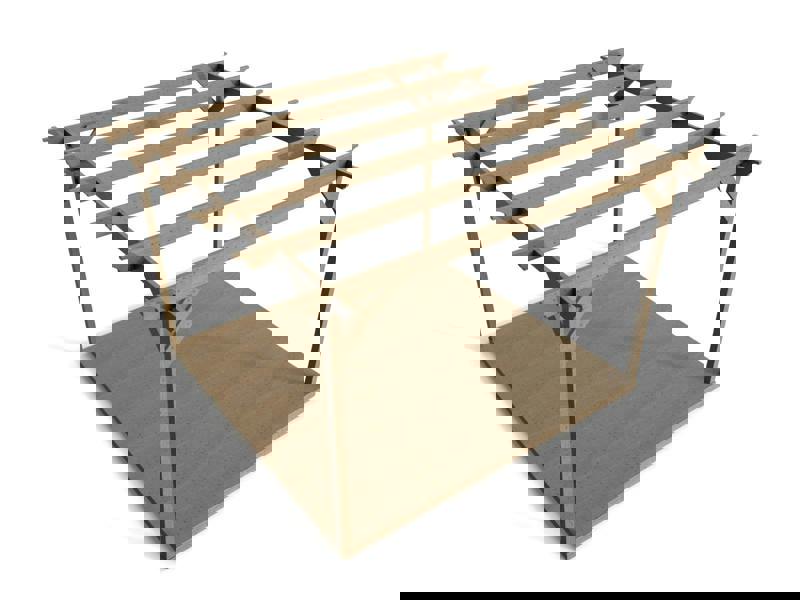 Arbor Garden Solutions Champion Wooden Pergola and Decking Kit