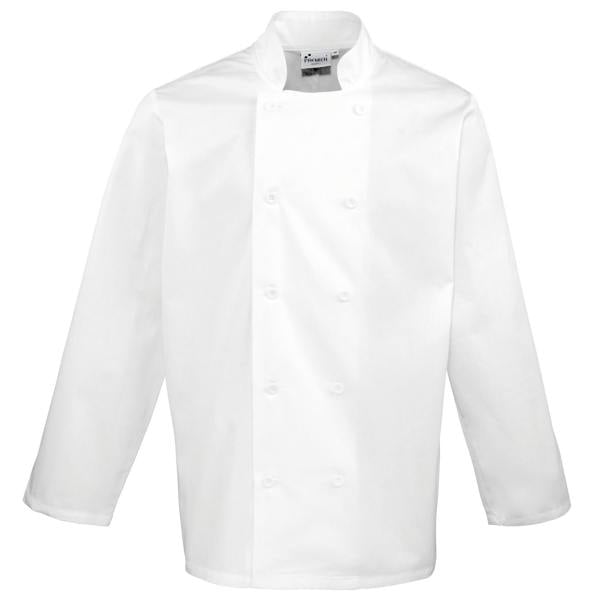 Premier Unisex Chefs Jacket (Pack of 2) - White