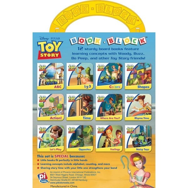 Disney Toy Story Woody, Buzz Lightyear, and More! - My First Library Board Book Block 12-Book Set