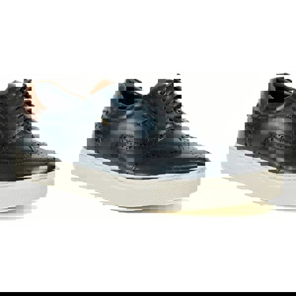 Pod Dobbs Leather Men's Navy Brogues Shoes