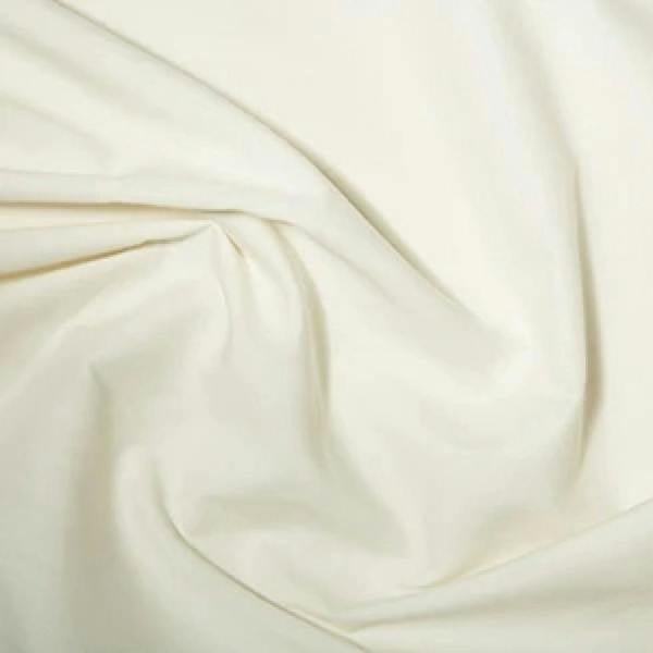 Minerva Core Range Premium Polycotton Dressmaking Fabric per metre, 112.5cm / 44" Wide - Ivory