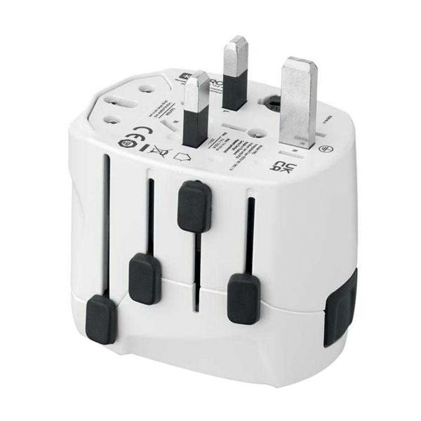 MidOcean Universal Travel Adapter - White - 