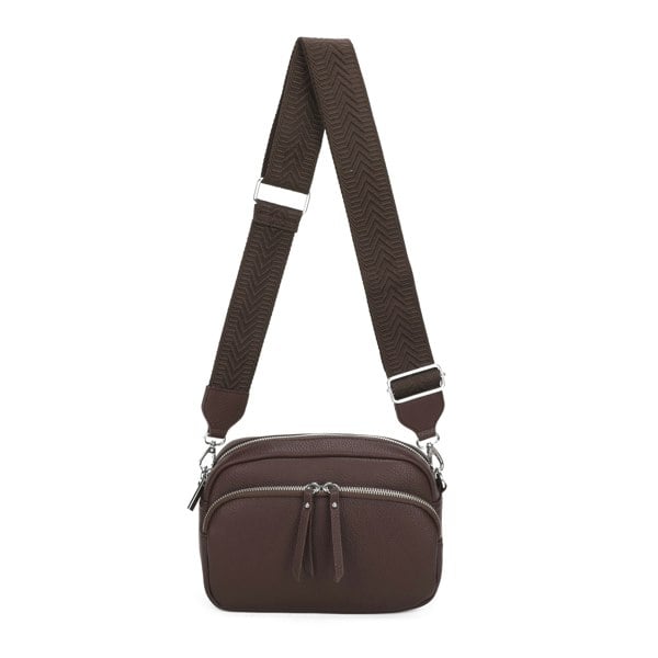 Kitise Camera Crossbody Bag Wide Chevron Strap Shoulder Purse