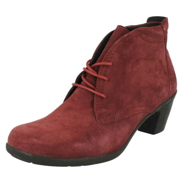 DB Shoes Ladies Easy B Wide Ankle Boots Jo