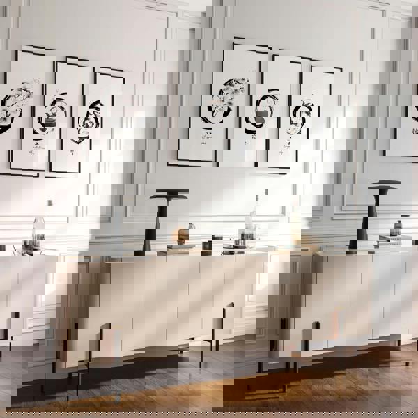 Large Paintings For Living Room Wall | Set of 3 wall art prints