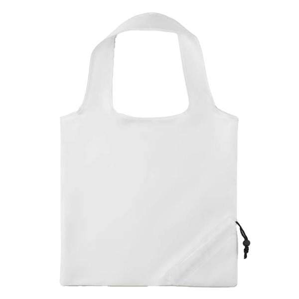 MidOcean Fresa Polyester Foldable Shopper Bag - White - 