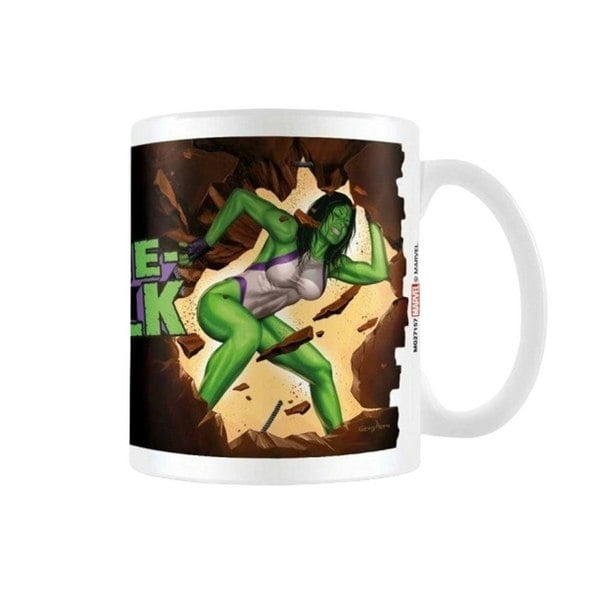 Marvel She Hulk Mug - Green/Brown/White