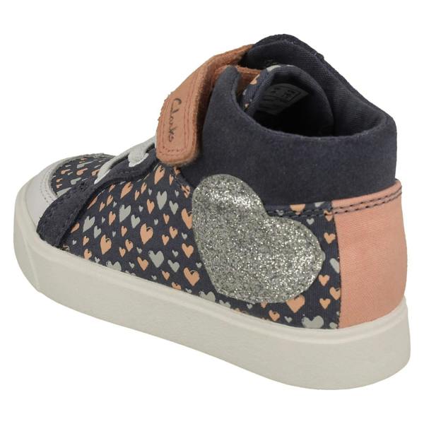 Clarks Girls Clarks Pattern Detailed Ankle Boots City Hop K