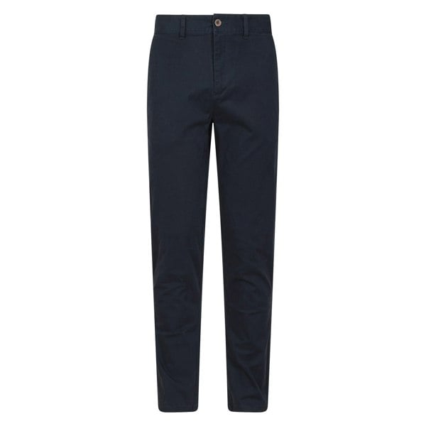 Mountain Warehouse Mens Woods Organic Cotton Chinos - Dark Blue