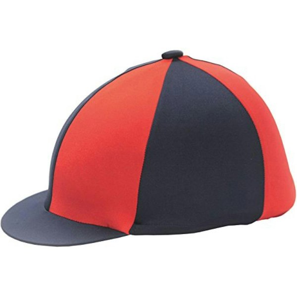 Hy Two Tone Lycra Hat Silk - Navy/Red