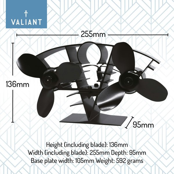 Valiant Whirlwind Stove Fan