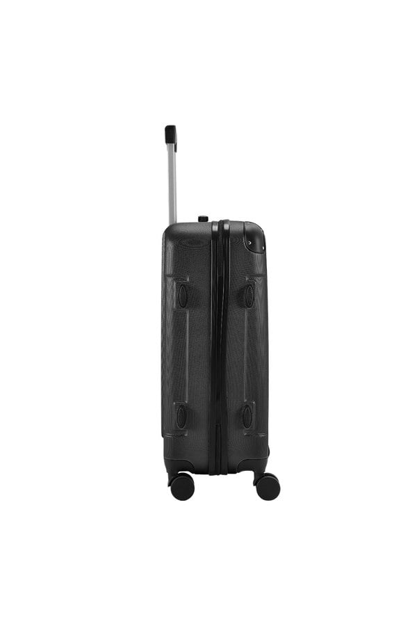 Living and Home Modern Hardside Spinner Suitcase with Combination Lock, 20" Black