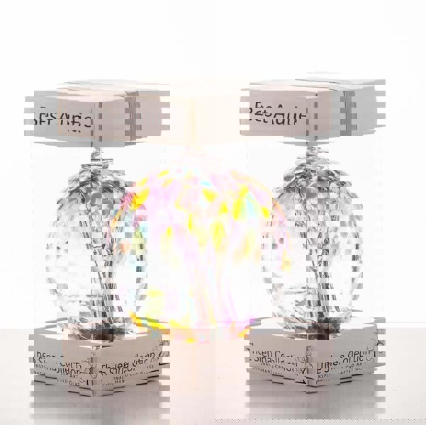 10cm Spirit Ball - Best Auntie - Multicoloured Pink