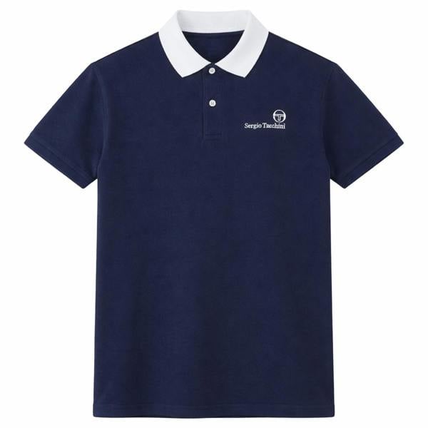 Sergio Tacchini Bondi Polo Shirt Maritime Blue/White