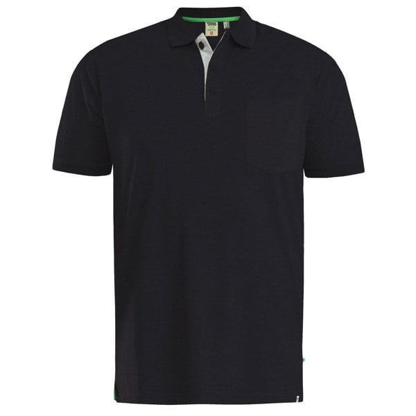 Duke Mens Grant Polo Shirt - Black