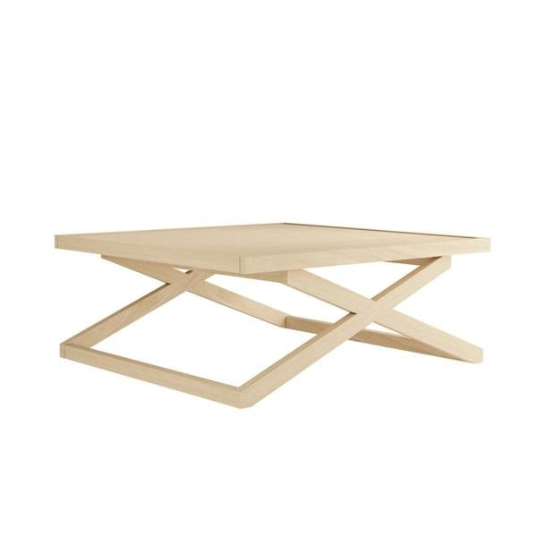 Wyld Haus Enniscorthy Large Blonde Coffee Table X Frame
