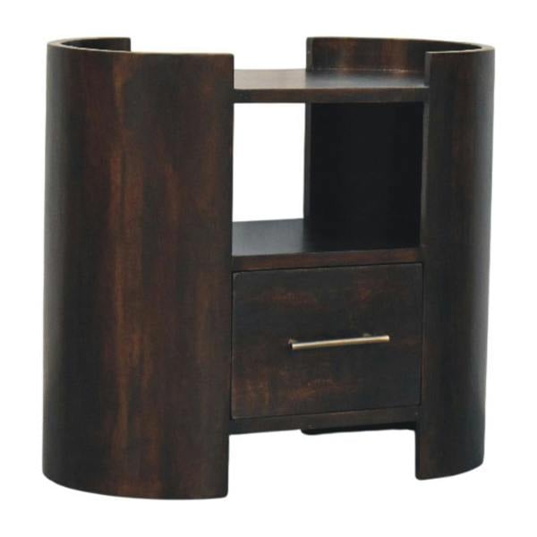 Artisan Furniture Solid Wood Valencia Bedside Table, 1 Drawer , 1 Shelf
