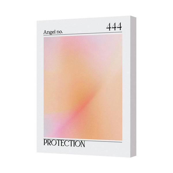 Benjamin Tate Design Angel No 444 Canvas Art Print By Protection Collection Abstract Gradient Design