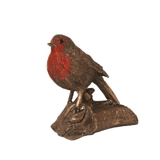 Scotts of Stow Painted Robin - Frith Cold Cast Bronze