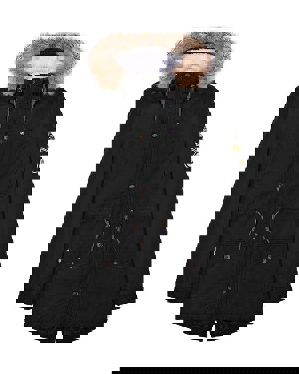 Lambretta Mens/Womens Carnaby Scooter Hooded Classic Mod Ska Badge Parka