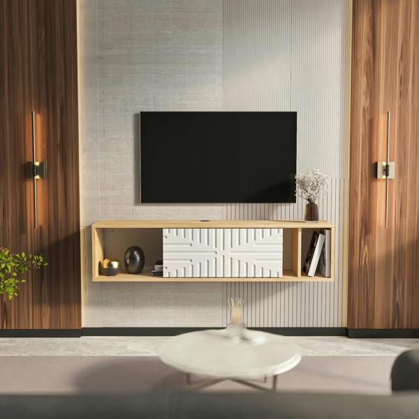 Decorotika Teo Floating TV Stand TV Cabinet for TV's up to 55"