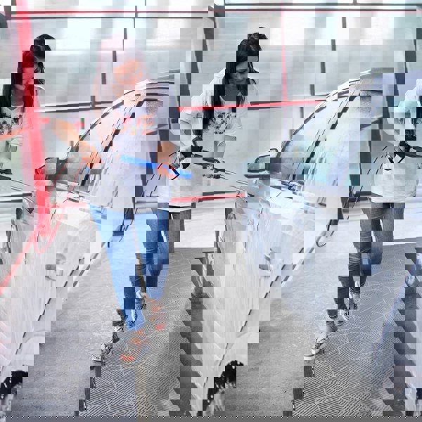 Monstershop Vented Garage Floor Tiles With Edges – 90 Grey & 30 Black