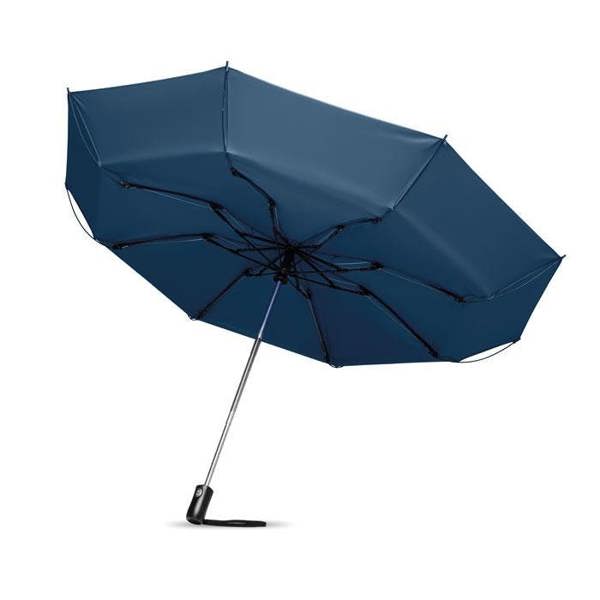 MidOcean Dundee Foldable Reversible Folding Umbrella - Blue - 