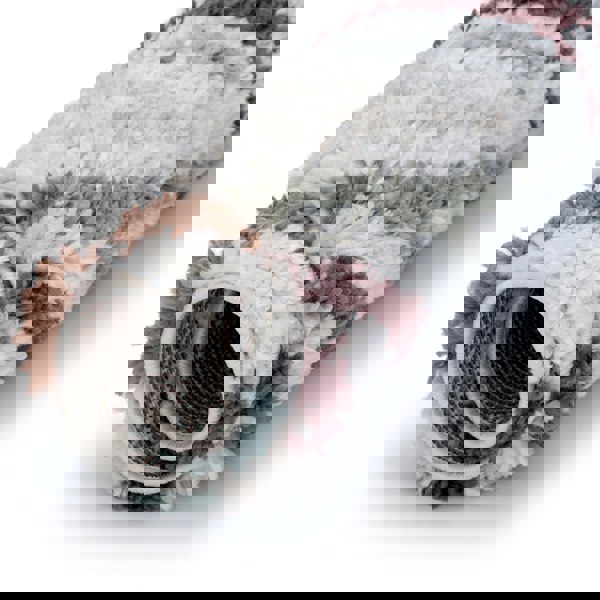 Moodi Shaggy Multicolour Rug, abstract design, 30 mm plush pile| THE RUGS