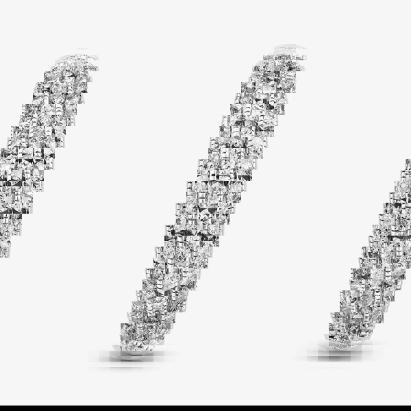 T. H. Baker 9ct White Gold 1.00ct Diamond Channel Set Three Row Ring TH011762R