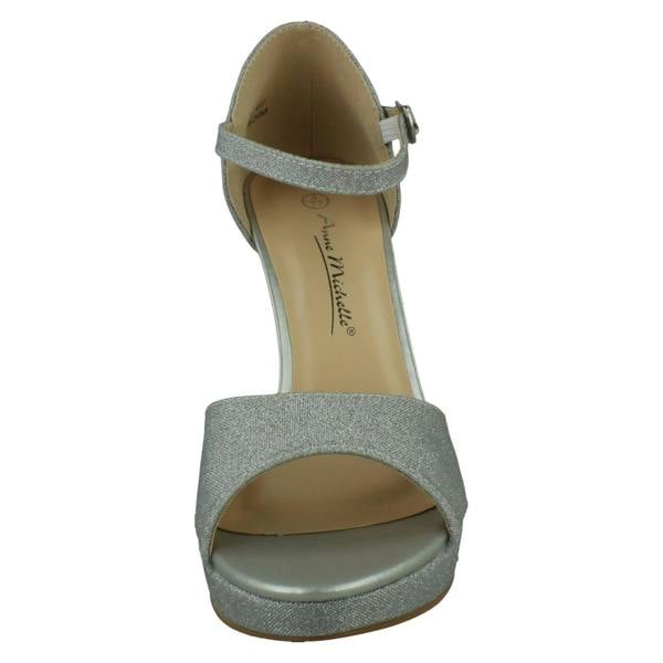 Anne Michelle Ladies Anne Michelle High Heel Platform Mule Sandal F12047
