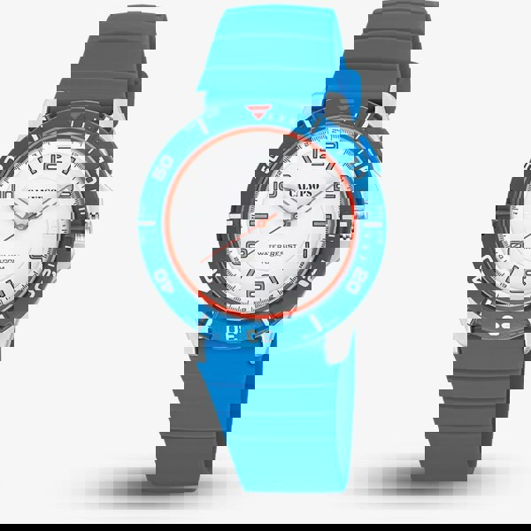 Calypso Mens Sweet Time Blue Rubber Strap Watch K5857/2