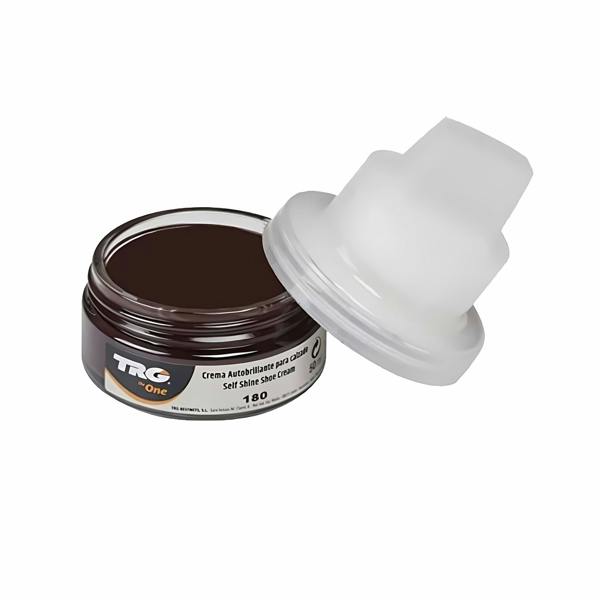 TRG Self Shine Renovating Shoe Cream With Sponge for Instant Shine 50ml