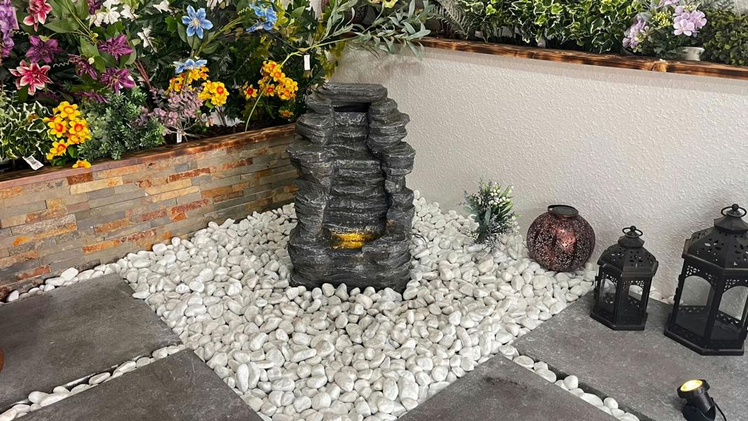 Tranquillity Water Features Mini Rock Cascade Rock Effect Water Feature