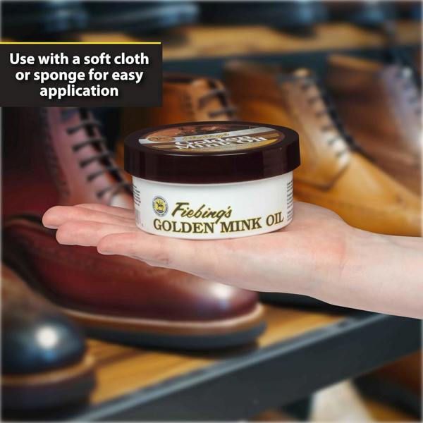 Fiebing's Golden Mink Oil - Leather Preserver with Rich Lustre 6oz