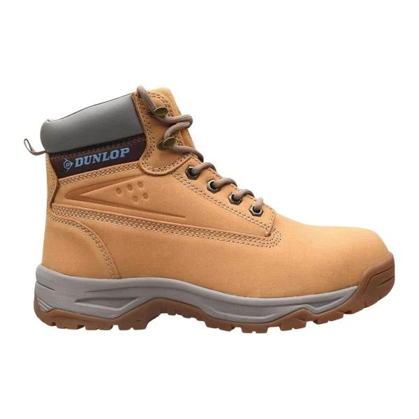 Dunlop Womens/Ladies Nubuck Steel Toe Cap Safety Boots - Honey - 