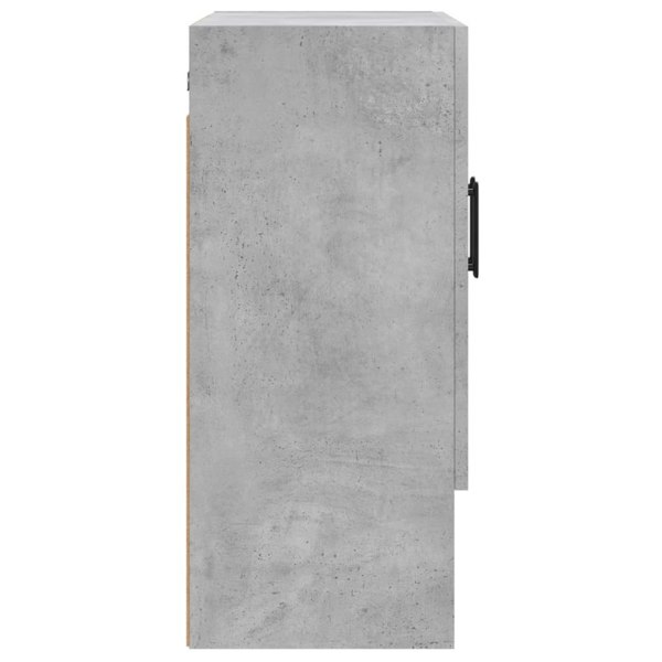 Berkfield Wall Cabinet Concrete Grey 60x31x70 cm Engineered Wood
