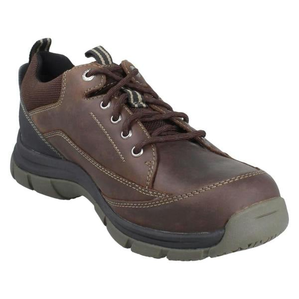Clarks Mens Clarks Slip Resistant Waterproof Lace Up Shoes Spypath Lo GTX