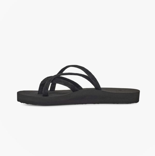 Teva OLOWAHU Womens Flip Flop All Black