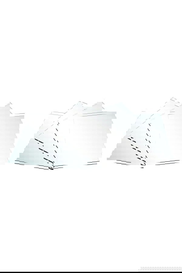 Living and Home 4pcs Acrylic Adhesive Wall Mirror Tiles - 40cm x 40cm