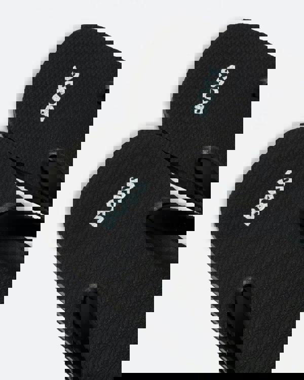 BOSS Orange Tracy Thong Mens Flip Flops - Black 001 - CHO - Designer Mens Sandals