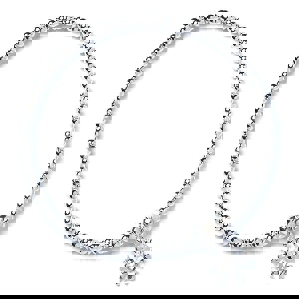 Snowflake on Silver Ball Bead Bracelet - MYLEE London