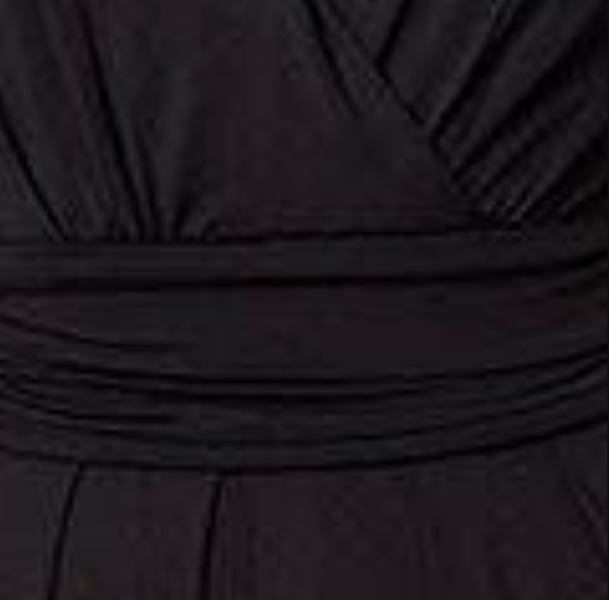 Izabel London Curve 1/2 Sleeve Wrap Wide Leg Jumpsuit