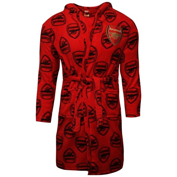 Arsenal FC Boys Dressing Gown - Red/Blue