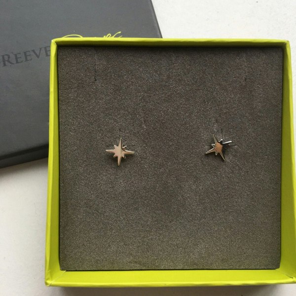 Follow That Star Sterling Silver Stud Earrings - Reeves & Reeves