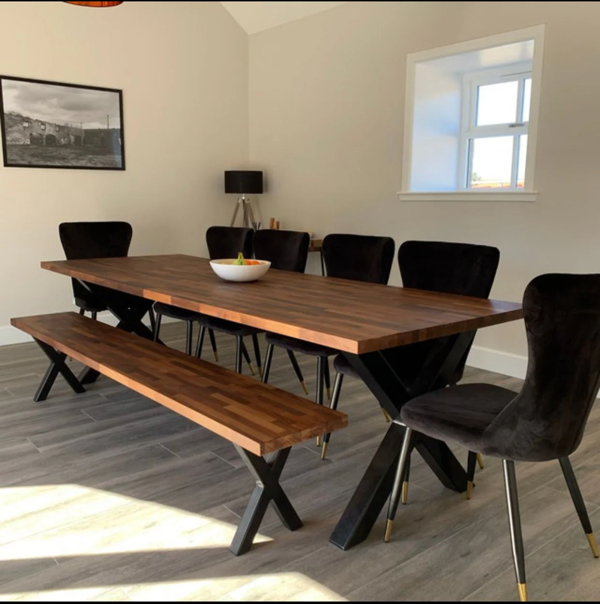 The Bespoke Carpentry Co Solid Walnut Dining Table